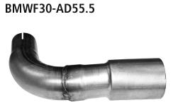 Bastuck Sportauspuff BMW 316d F30 2x76mm Foto