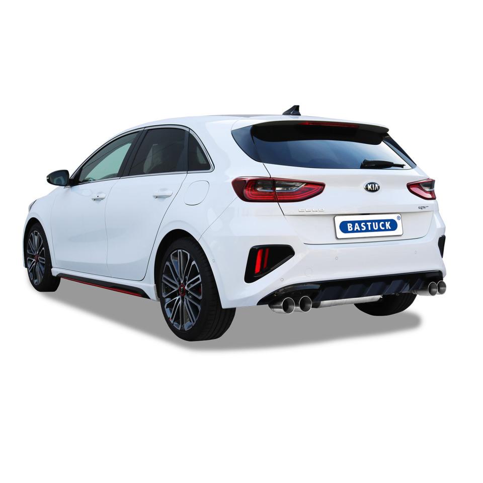 Bastuck Sportauspuff Kia Ceed CD 2x90mm Race-Look Foto