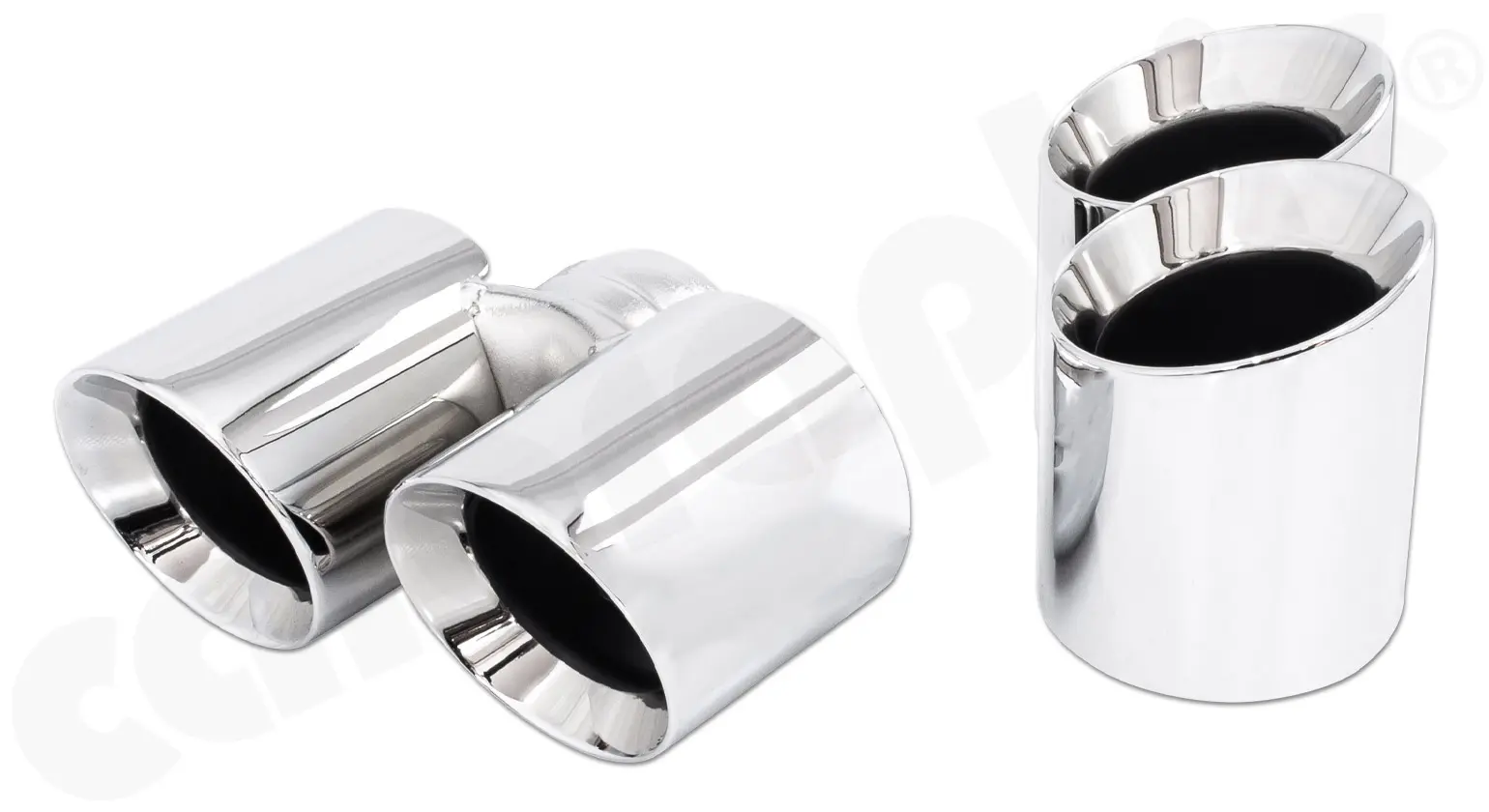 CARGRAPHIC Sport Endrohre für Porsche 997 Carrera Tuning