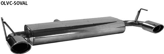 Bastuck Sportauspuff Opel Signum 2x 1x120x80mm kaufen