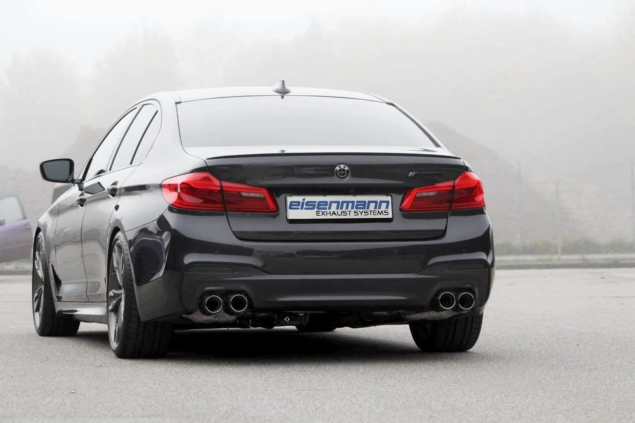 Eisenmann Endschalldämpfer für BMW G30 M550i xDrive EG-Gutachten