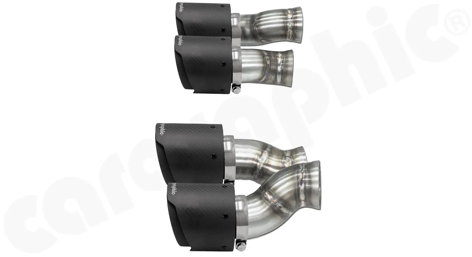 CARGRAPHIC Doppelendrohrsatz für Porsche Panamera 970.2 günstig