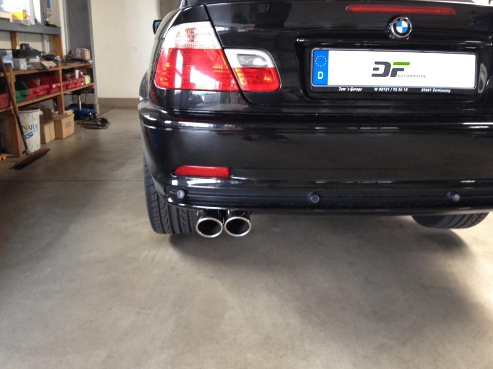 Bastuck Sportauspuff BMW 320ci E46 2x89x77mm Foto