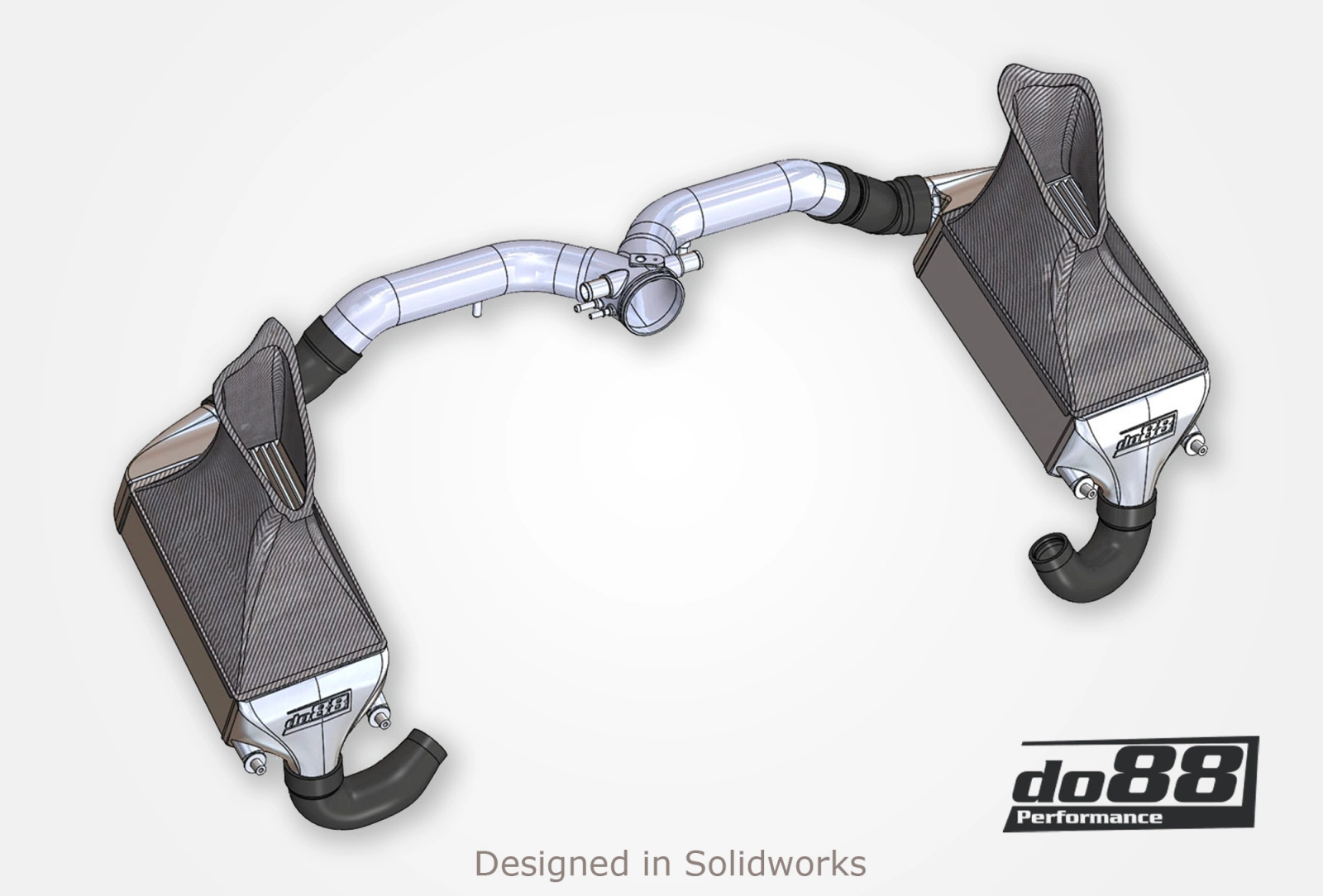  do88 Ladeluftkühler für Porsche 911 Turbo 997.1/2