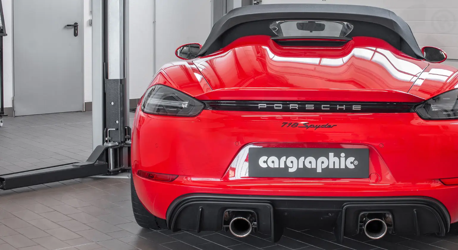 CARGRAPHIC Sport Endrohre für Porsche 718 