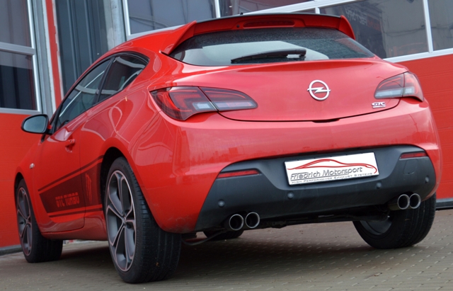 Friedrich Motorsport Duplex Endschalldämpfer Opel Astra J Bild