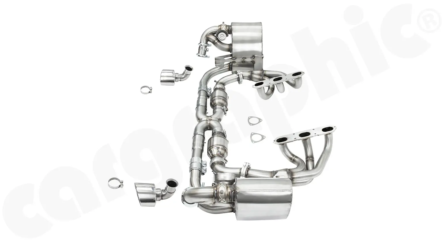 CARGRAPHIC Sportauspuff für Porsche 996 Carrera 2/4 günstig