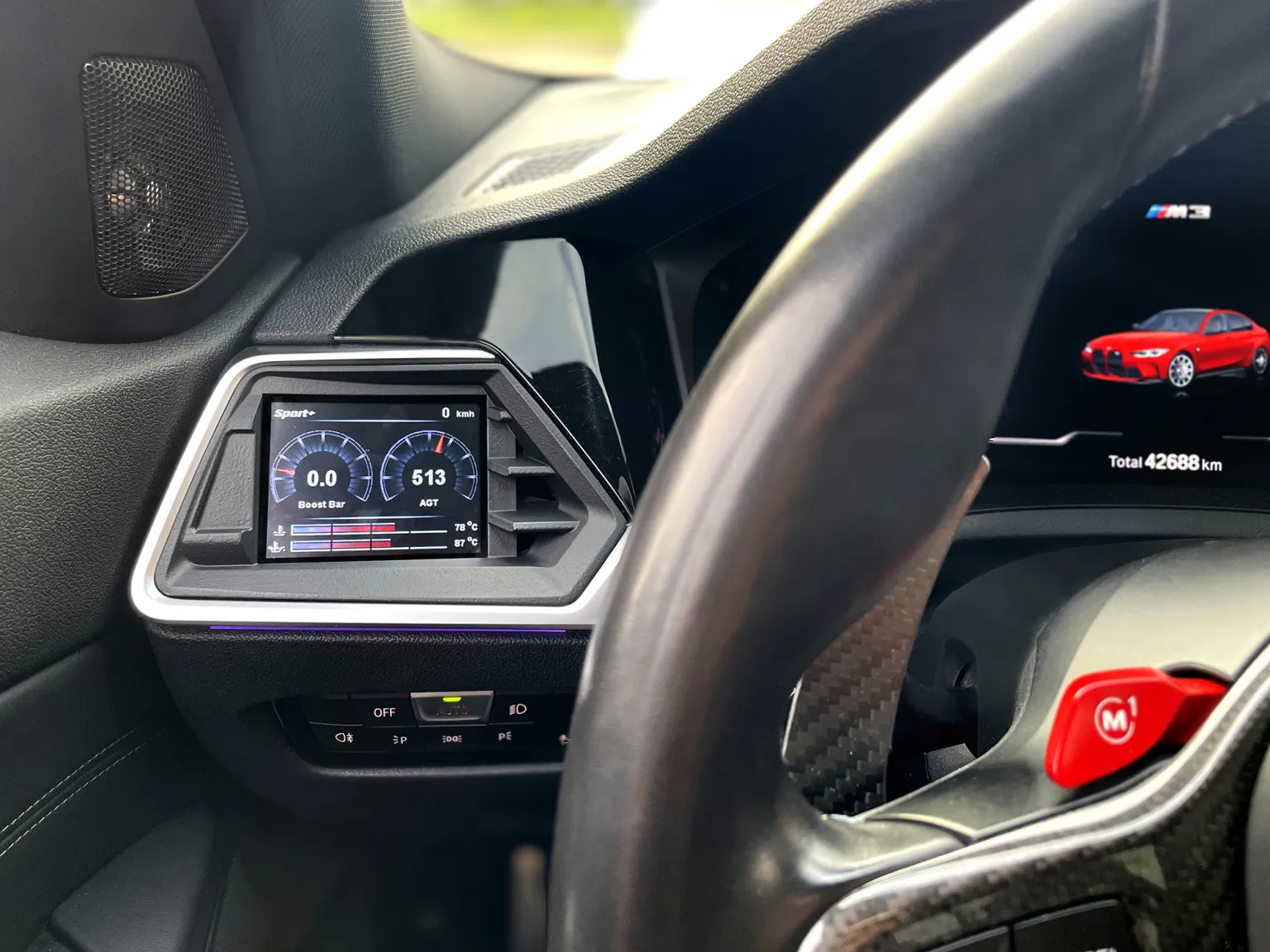CANchecked Daten-Display für Hyundai i30N PD MFD28