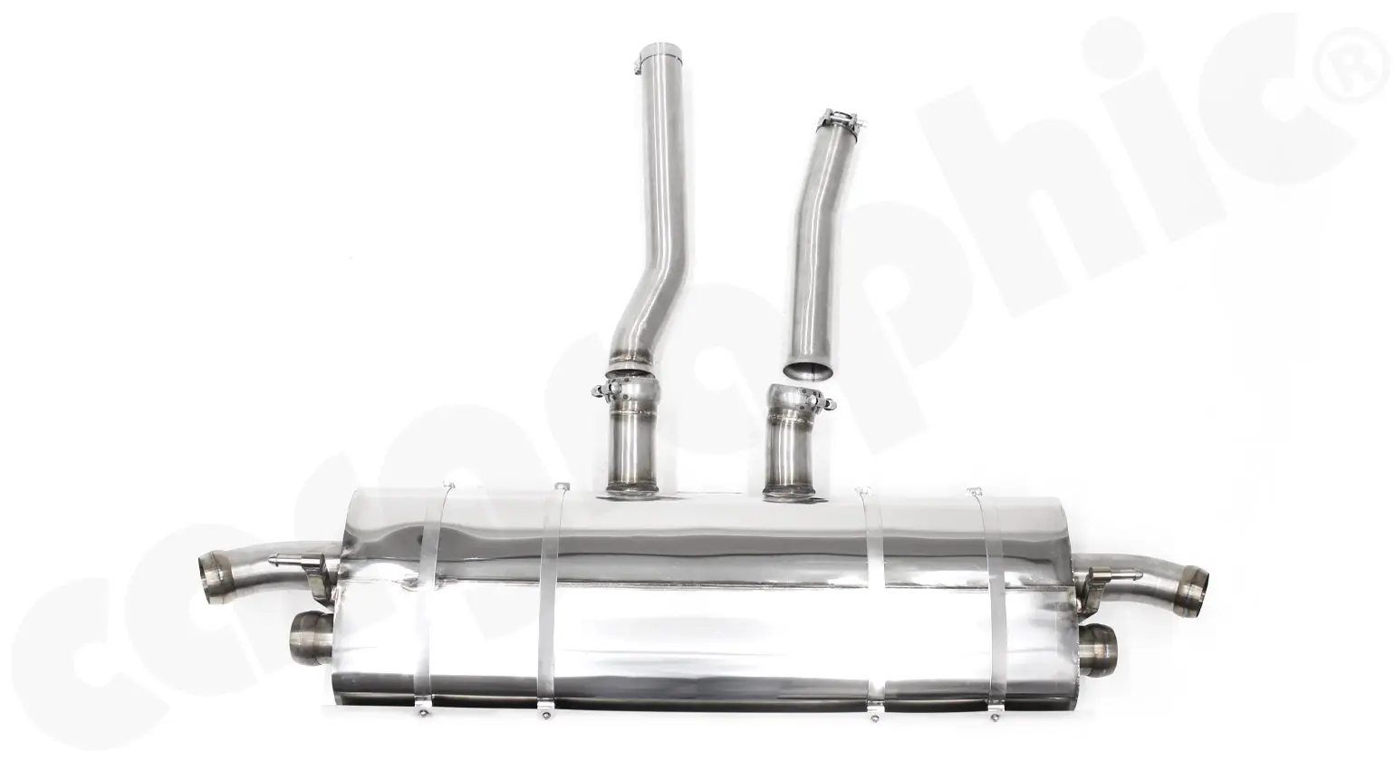 CARGRAPHIC Sport Endschalldämpfer für Porsche Cayenne 