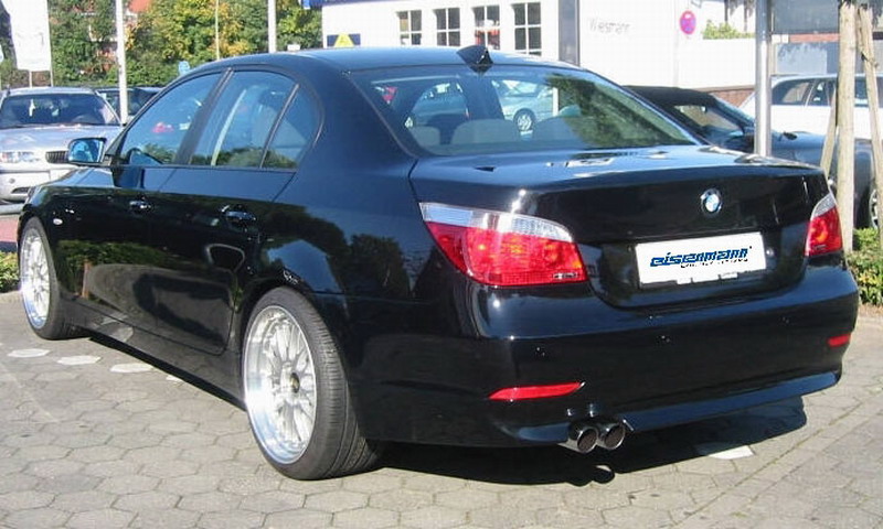 Eisenmann Endschalldämpfer für BMW E60 E61 520 523 525 530 inkl. xDrive 2x76mm EG-Gutachten