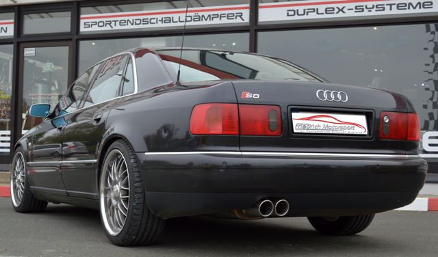 Sportendschalldämpfer Audi A8 D2 Friedrich Motorsport Foto
