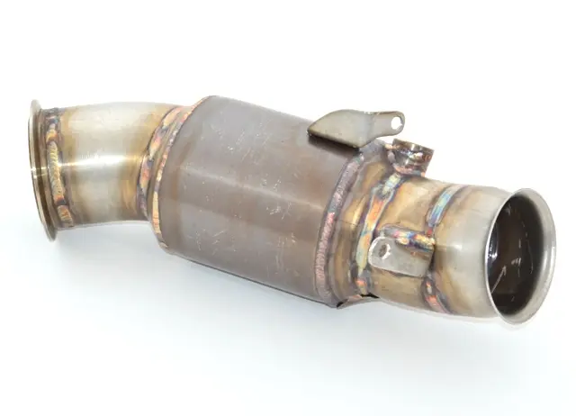 Friedrich Motorsport 90mm Downpipe mit 200 Zellen Sport-Kat. Edelstahl