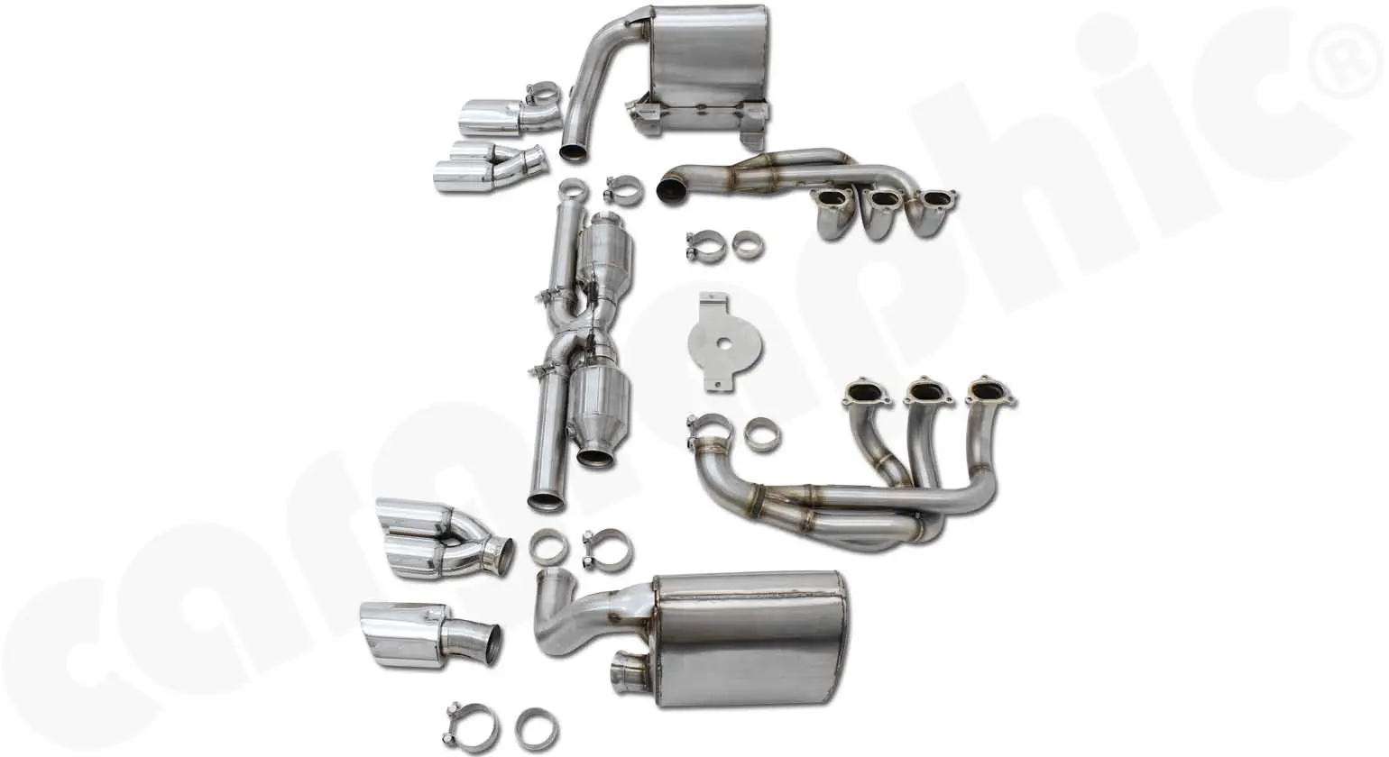 CARGRAPHIC R-Sportabgasanlage für Porsche 996.2 GT3 günstig