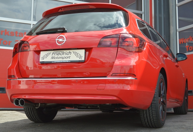 Sportendschalldämpfer Opel Astra J Friedrich Motorsport