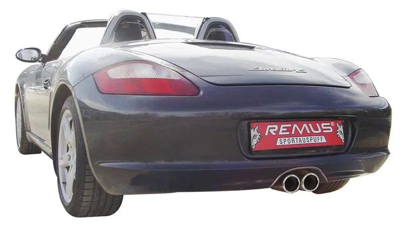 Remus Endschalldämpfer ohne Gutachten für Porsche Cayman / Boxster