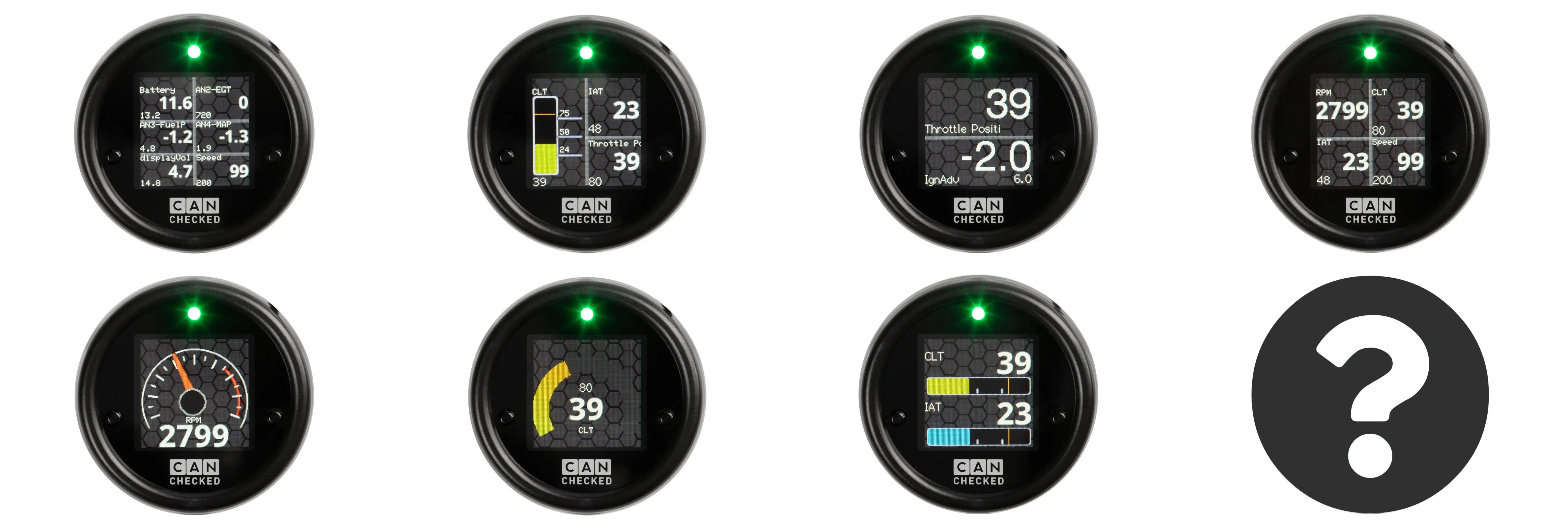 CANchecked Daten-Display Audi A3 8P TT 8J MFD15 Gen2 Details