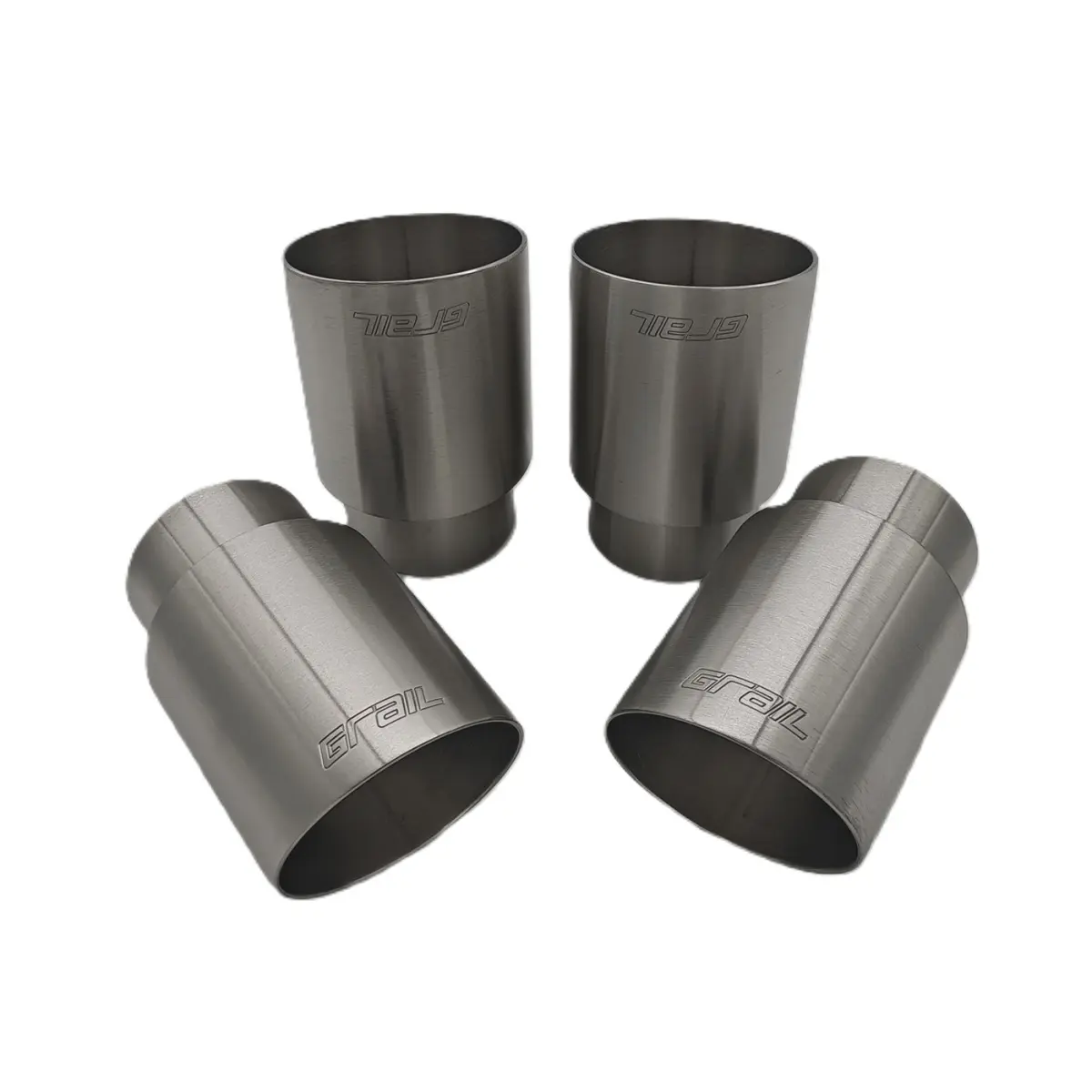 Audi RS6/RS7 (C8) – GRAIL Endrohrset Edelstahl (4 Endrohre je 115 mm)