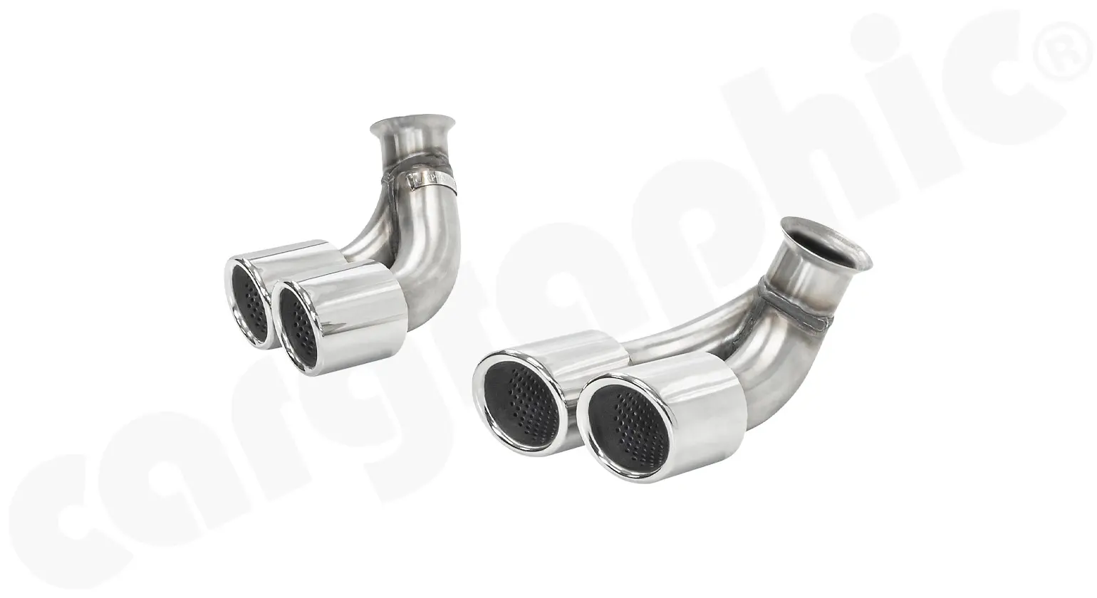 CARGRAPHIC Endrohrsatz für Porsche 996 Carrera Bild