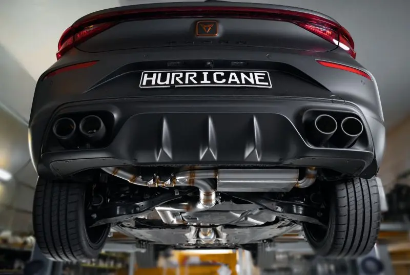 Hurricane 3,5“ Abgasanlage für Cupra Leon 300 Details