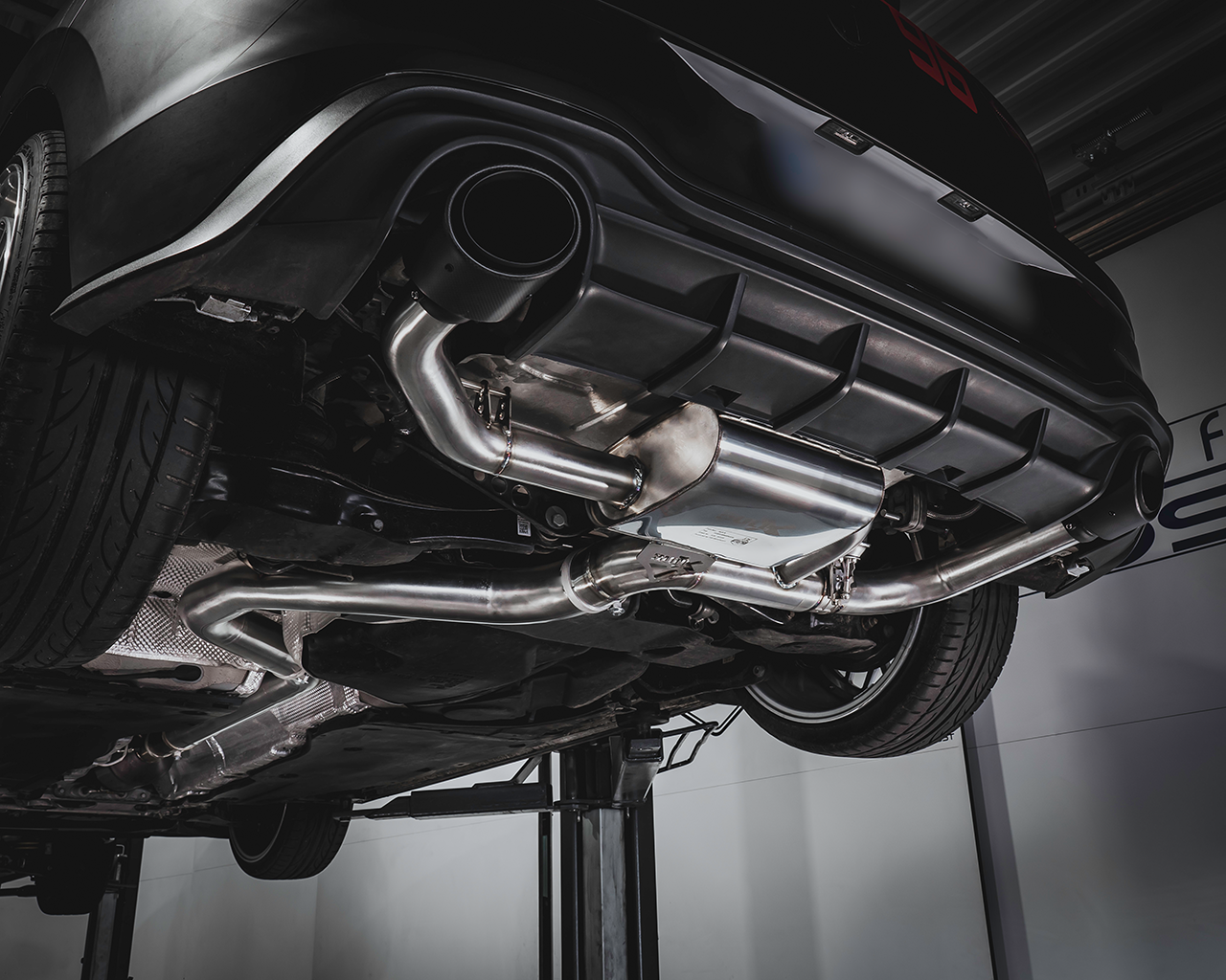 EGO-X Abgasanlage 3,5 Zoll für VW Golf 8 GTI Details