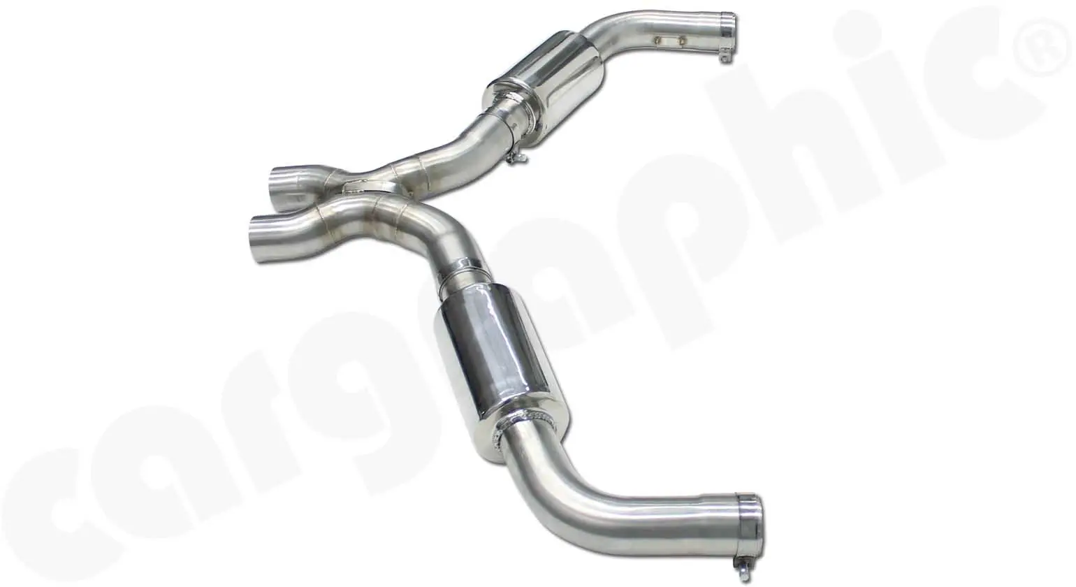 CARGRAPHIC RACE-X Endschalldämpfer für Porsche 981 