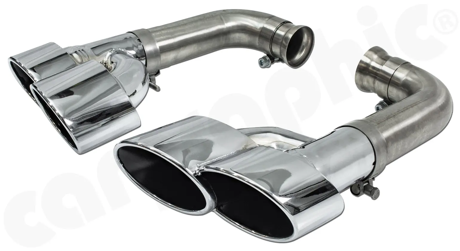 CARGRAPHIC Endrohrsatz für Porsche Cayenne 958.1 Bild