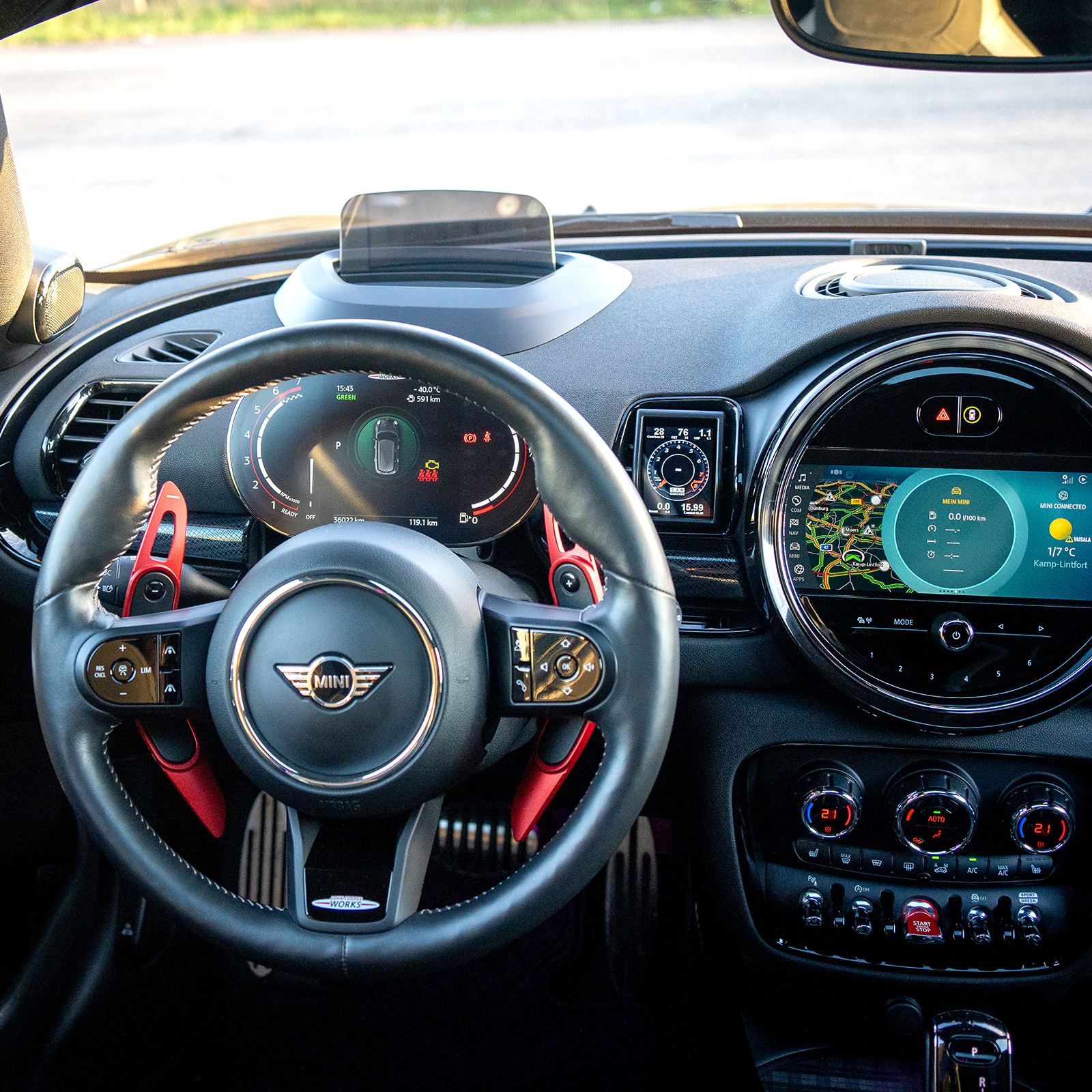 CANchecked MFD28 Gen2 Display für Mini Cooper F54 