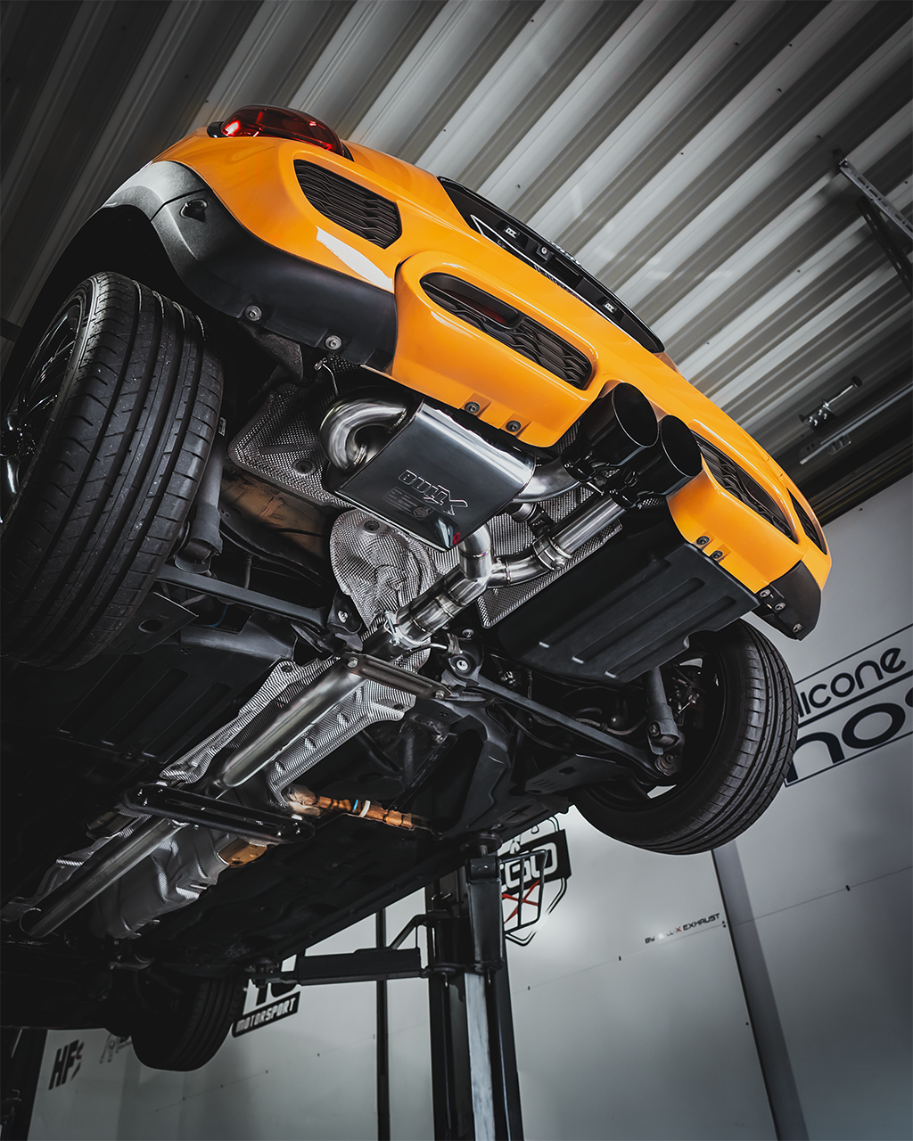 EGO-X Abgasanlage 3 Zoll für Mini Cooper S JCW F56 Foto