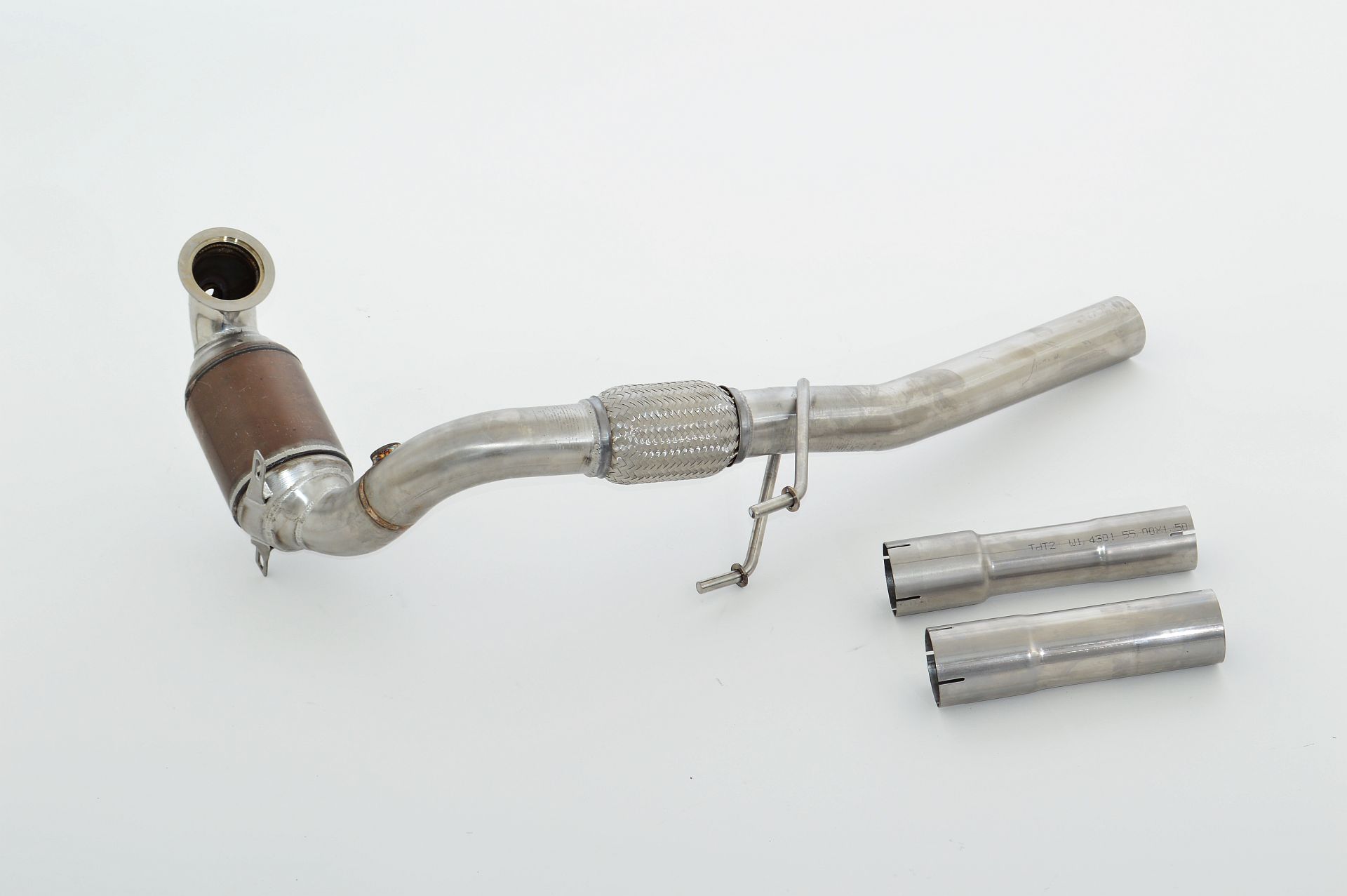 Friedrich Motorsport 63.5mm Downpipe mit Sport-Kat. Edelstahl Friedrich Motorsport Downpipe 63.5mm mit Sportkat