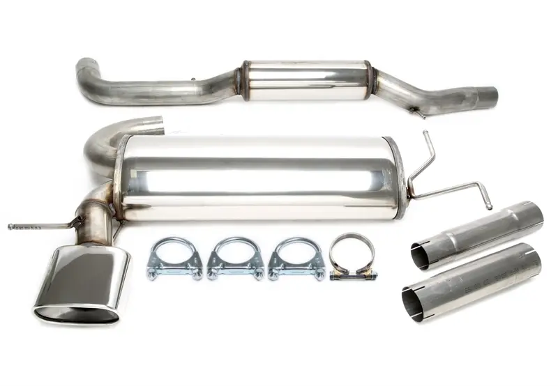 TA Technix Edelstahlanlage 1x85x150mm passend für VW Golf IV V6 4-​motion