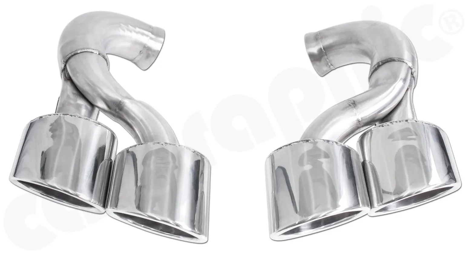 CARGRAPHIC Sport Endrohrsatz für Porsche Cayenne 