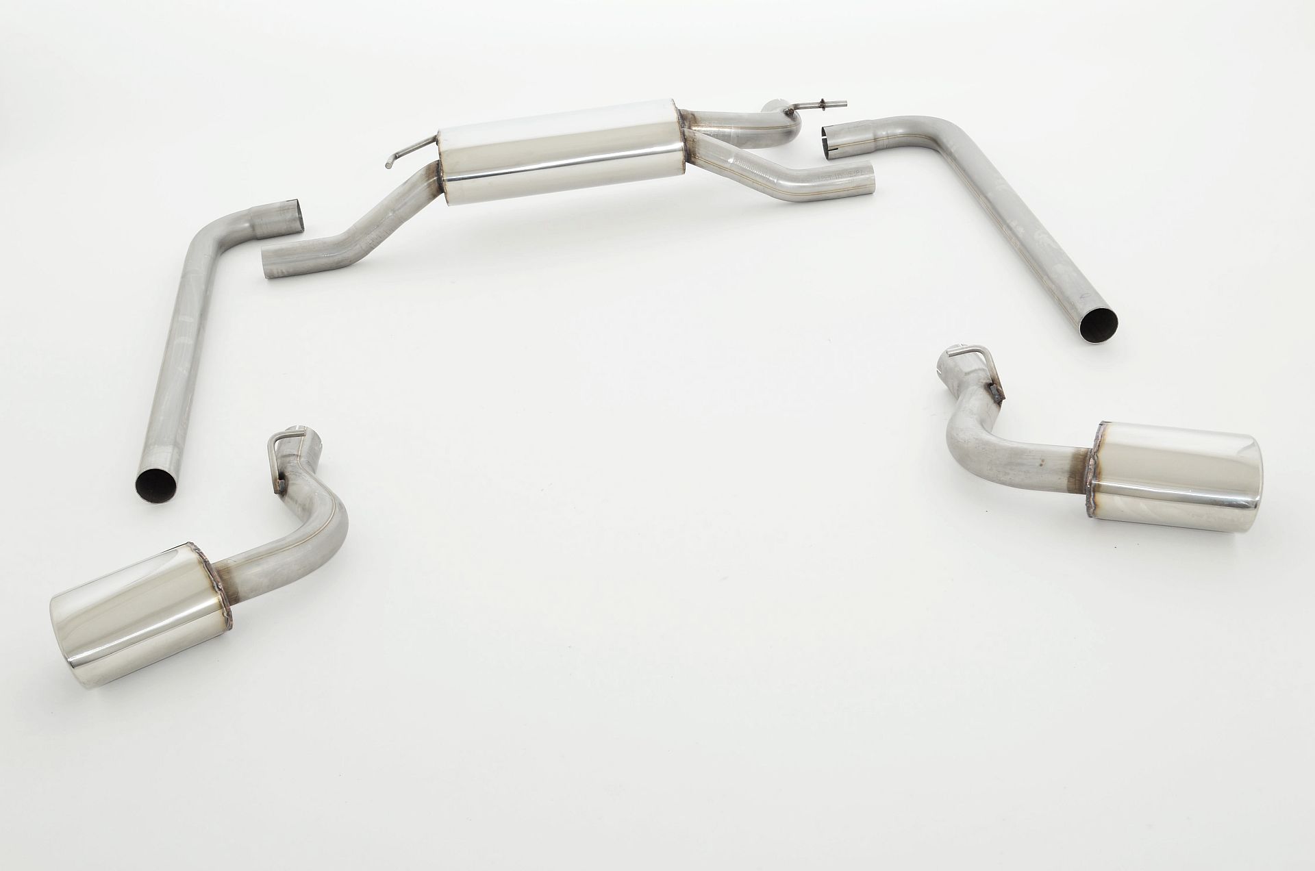  70mm Sidepipe Duplexanlage VW Amarok 2H Heckantrieb und 4motion