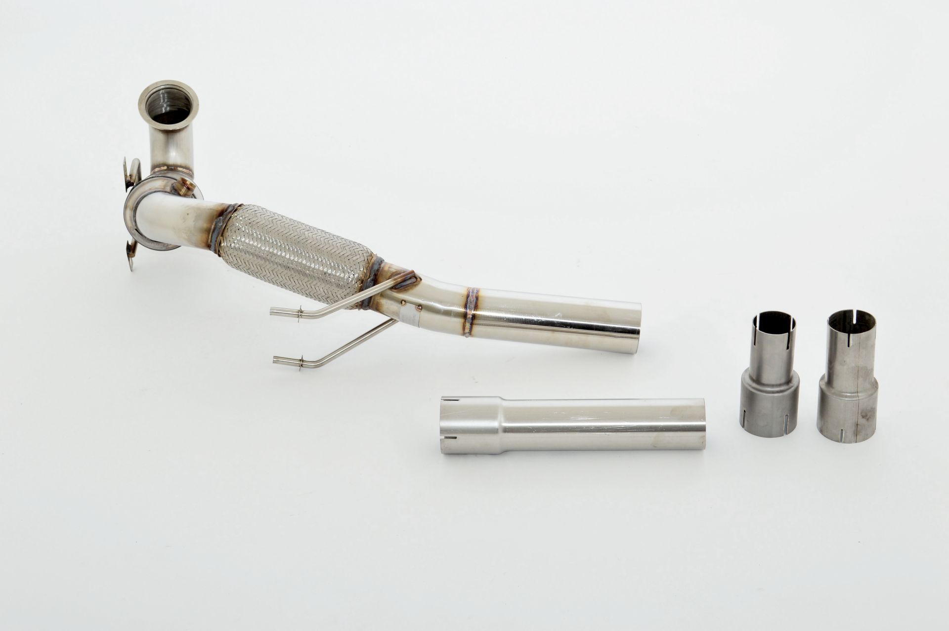 Friedrich Motorsport 76mm Downpipe mit Sport-Kat. Edelstahl