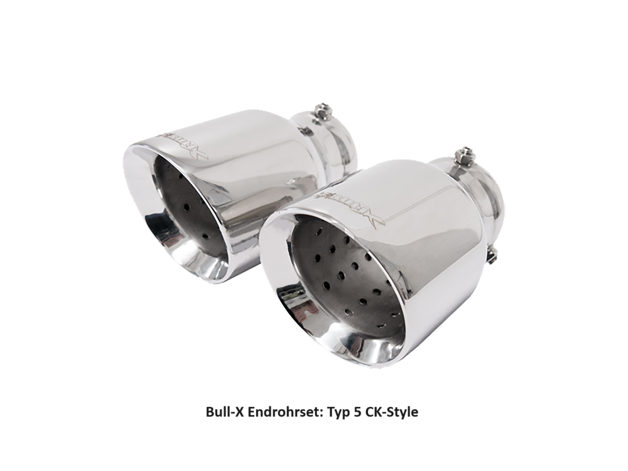 Bull-X ECE Endschalldämpfer R32 Look für Golf 5/6 günstig