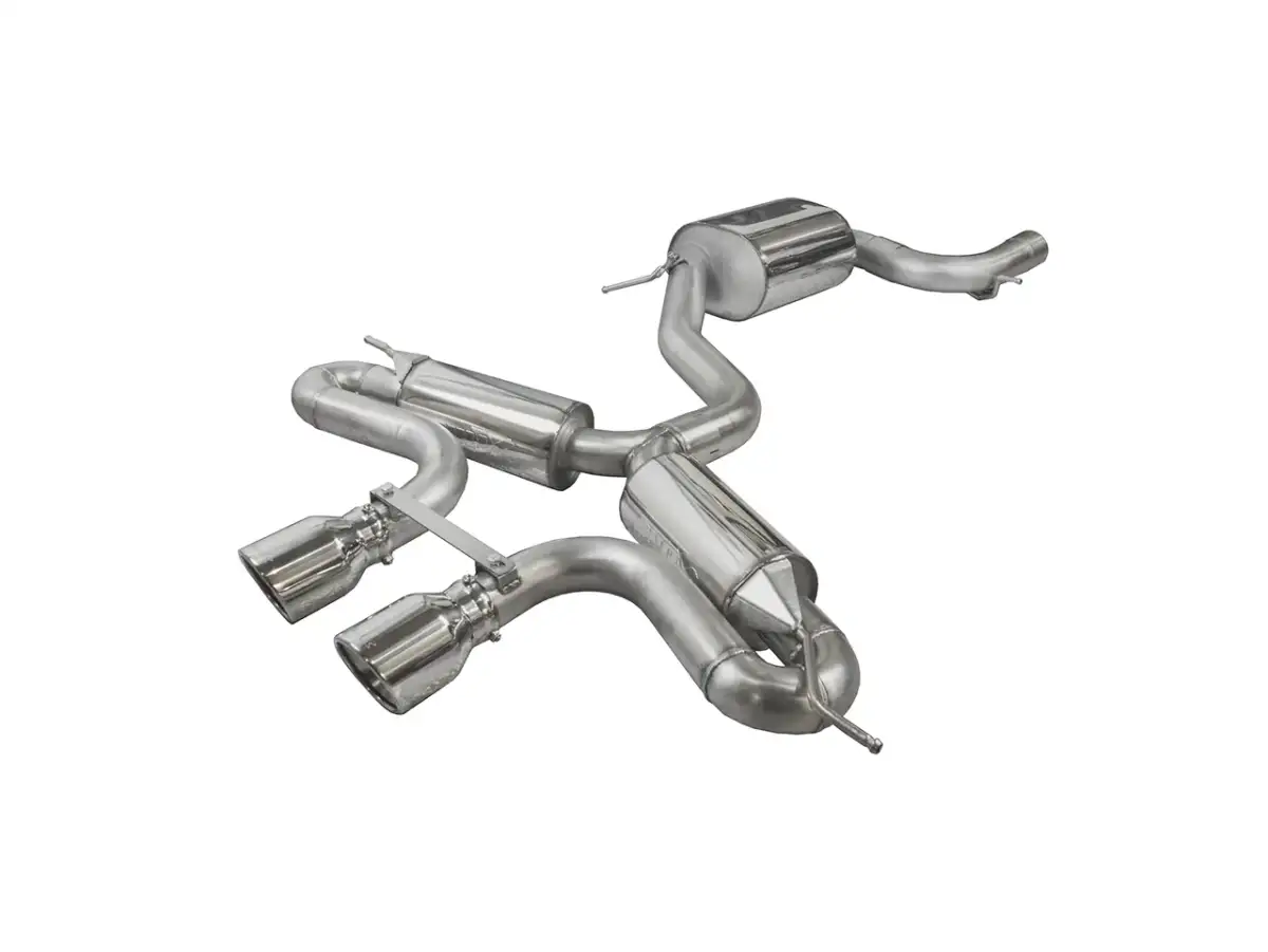  Bull-X Abgasanlage 3" Y-Style "VAG02" 1K Plattform 1.4/1.8-2.0 T(F)SI FWD (z.B. Golf 6, A3 8P) R32-Look