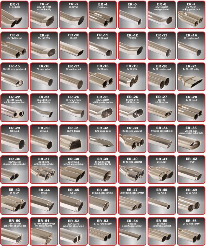 Friedrich Motorsport 76mm Sportendschalldämpfer Foto