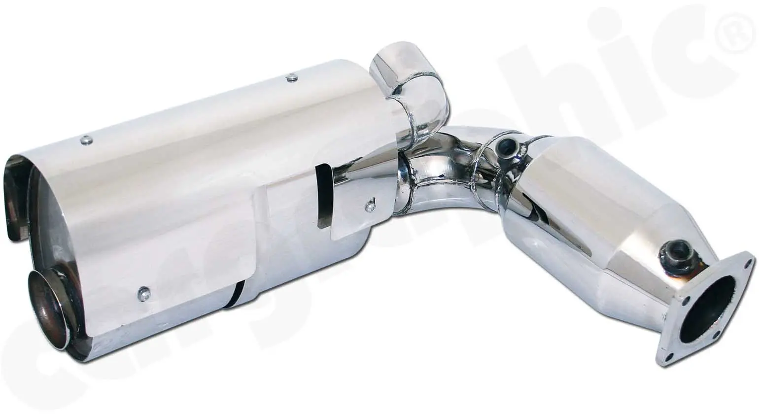 CARGRAPHIC Sportabgasanlage für Porsche 997 Turbo Bild