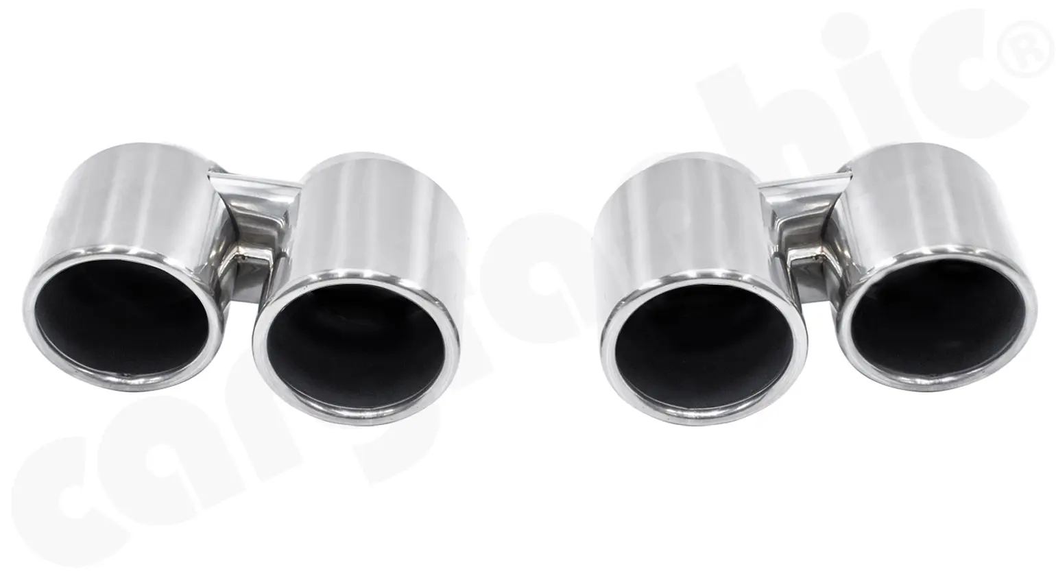 CARGRAPHIC Sport Endrohre für Porsche 997/991 