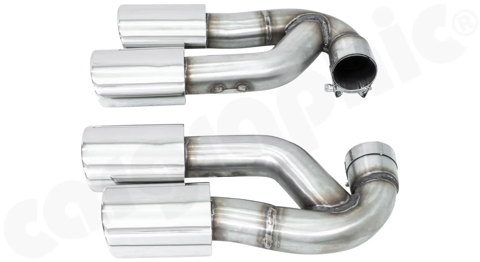 CARGRAPHIC Endrohrsatz für Porsche Cayenne 955 Tuning