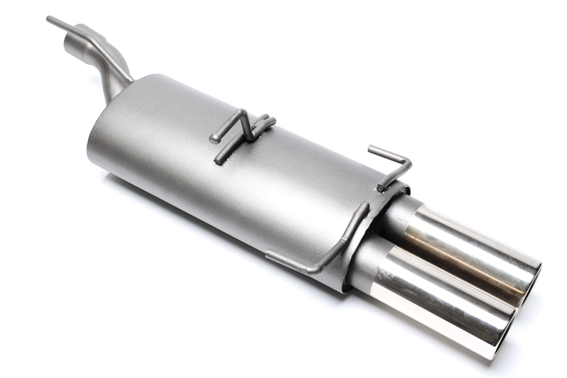  TA Tech­nix Sportend­schall­dämp­fer 2x76mm pas­send für Opel Astra F-CC, Ka­dett E-CC
