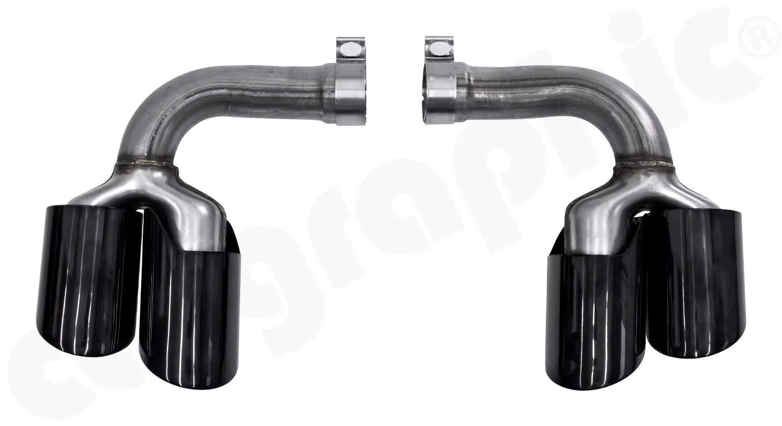 CARGRAPHIC Doppelendrohrsatz für Porsche Cayenne Foto