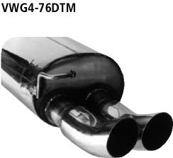 Bastuck Sportauspuff Seat Leon 1M DTM-Style 2x76mm kaufen