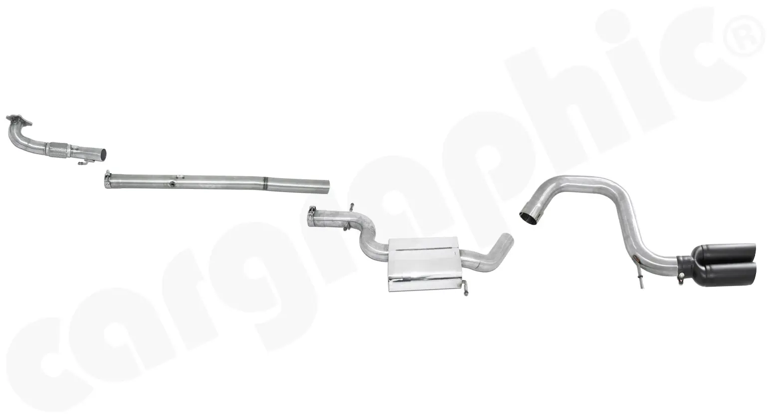 CARGRAPHIC Sportauspuff für VW Scirocco 2.0 TSI kaufen