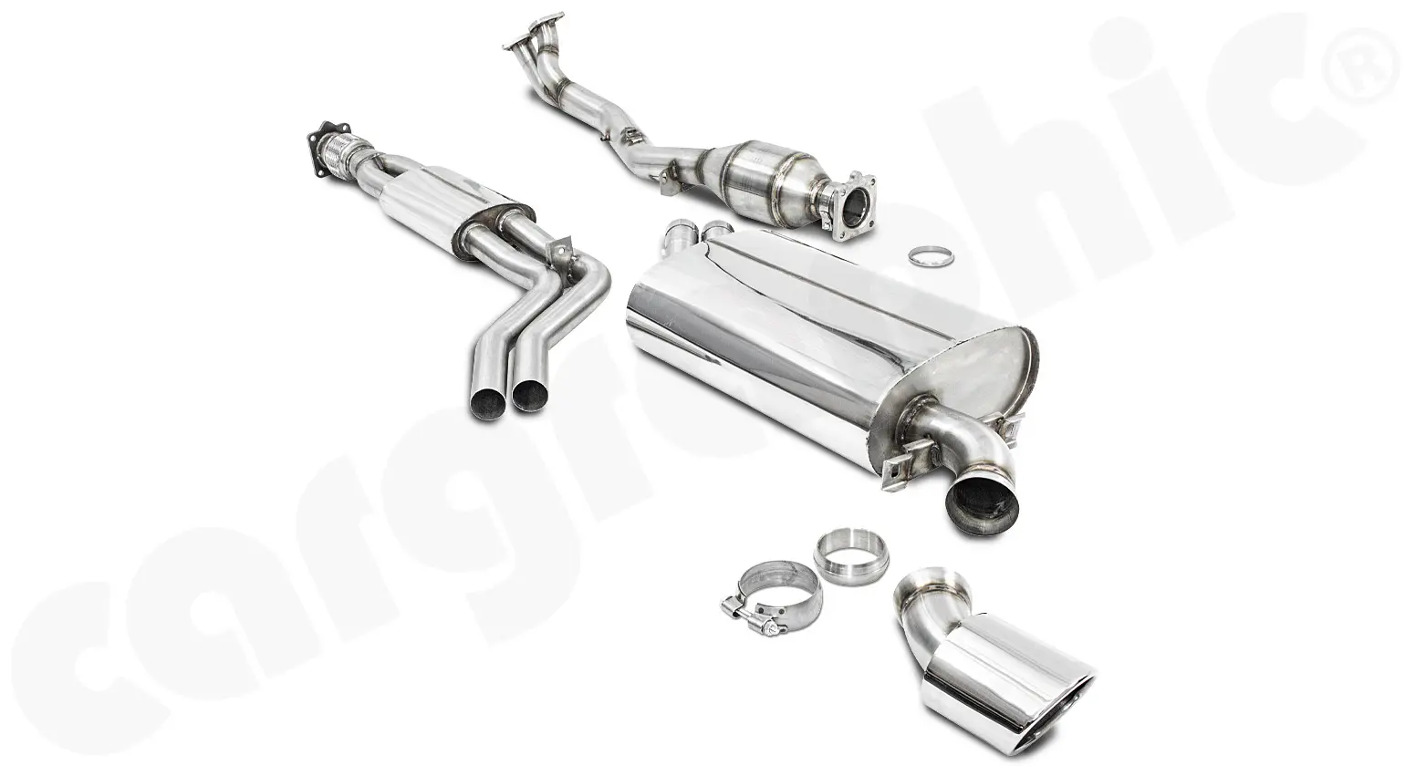 CARGRAPHIC N-GT Abgasanlage für Porsche 968 Foto