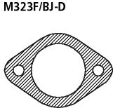 Bastuck Sportauspuff Mazda 323 BJ 98-03 2x70mm