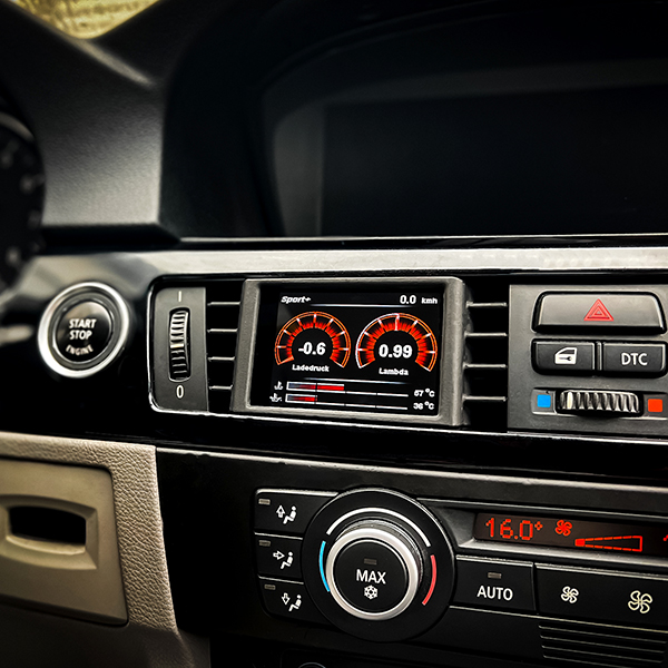 CANchecked Daten-Display BMW 3-series E90/E91/E92/E93 LHD MFD28 Gen2