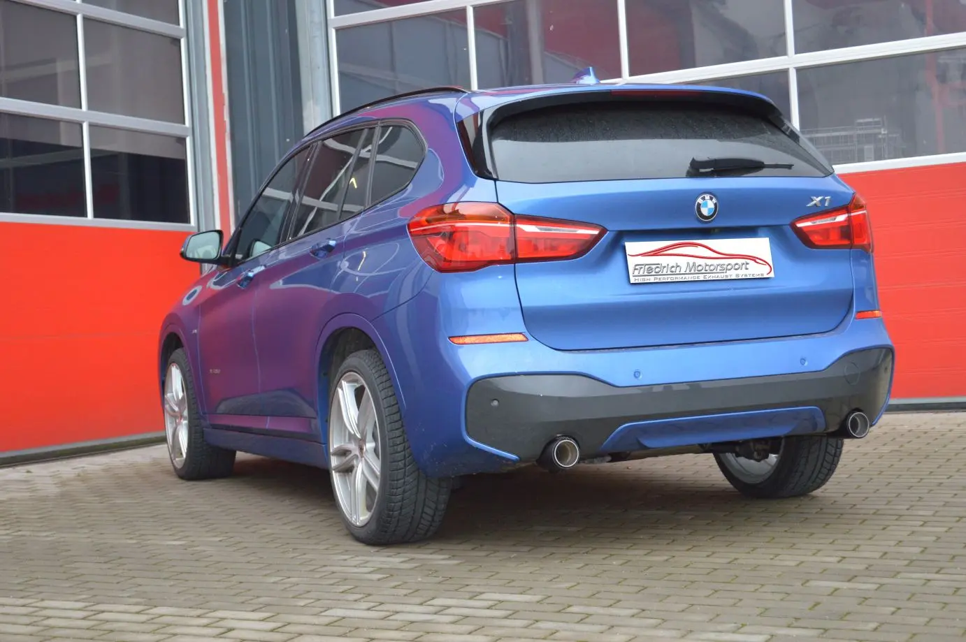Friedrich Motorsport Duplex-Endschalldämpfer BMW X1 