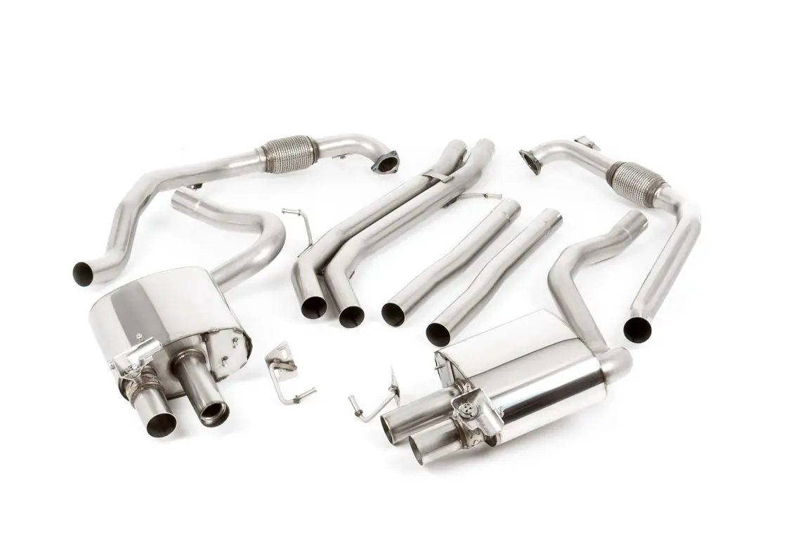 Milltek Komplettanlage (non-resonated) für Audi S4 S5 B9 Sportback ohne Sport-Differenzial