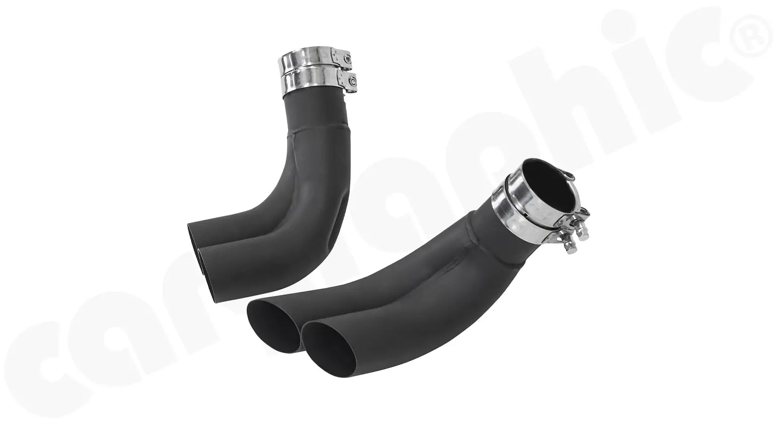 CARGRAPHIC Doppel Endrohrsatz für Porsche 993 Turbo Foto