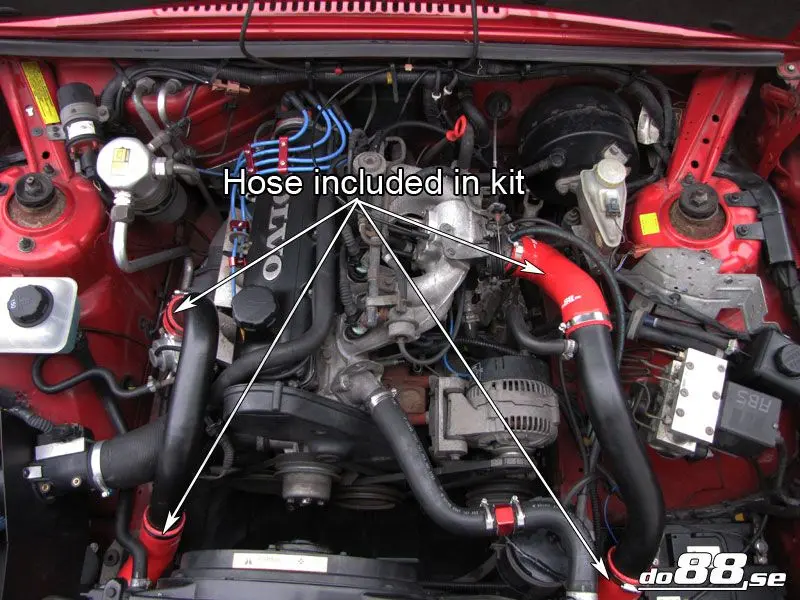 do88 Volvo 740/940 Turbo 92-98 Druckschläuche Anleitung
